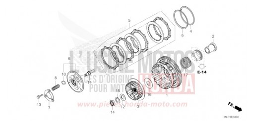 EMBRAYAGE CL500AS de 2025